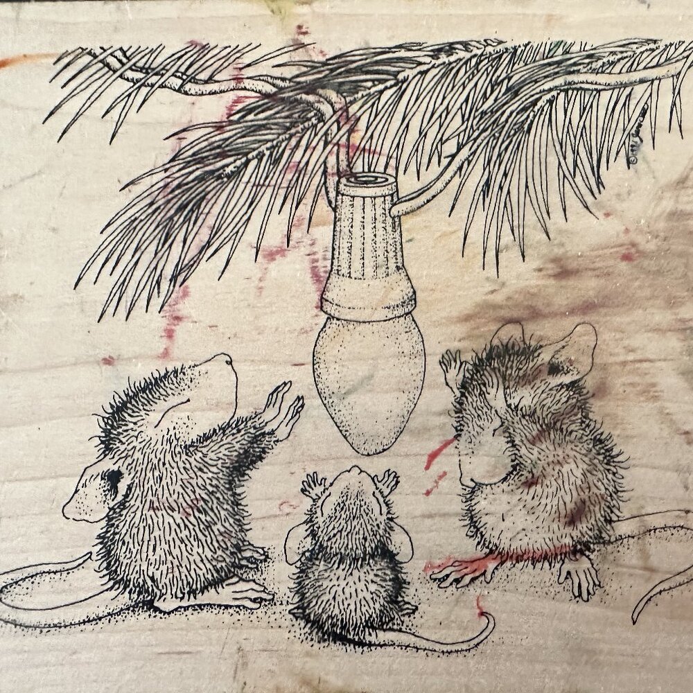 House Mouse Christmas Light Warmth C4 "Warm Tree Light" 1998